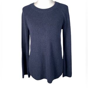 Banana Republic Navy Blue Crew Neck Tight Knit Long Sleeve Pullover Sweater S
